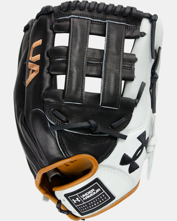 UA Genuine Pro 2 H-Web 12.75" Baseball Glove, Black, pdpMainDesktop image number 0